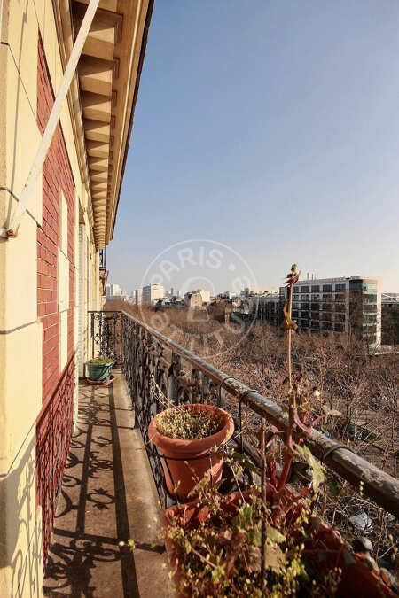 Balkon Möblierte wohnung - 90m²  - 2 Zimmer - Denfert Rochereau - Paris