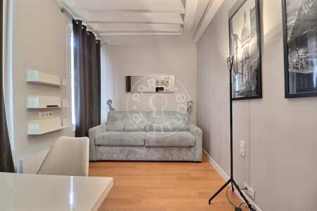 Salotto Monolocale arredato - 16m² - Le Marais - Parigi