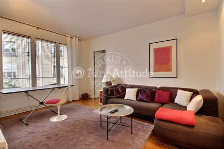 Sala Apartamento mobilado - 42m²  - 1 quarto - Ledru-Rollin - Paris