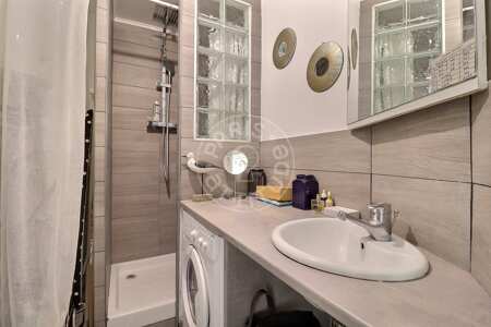 Casa de banho Apartamento mobilado - 37m²  - 1 quarto - Montorgueil - Paris