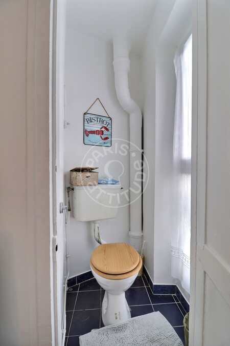 WC Apartamento mobilado - 37m²  - 1 quarto - Montorgueil - Paris