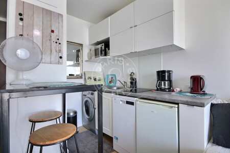 Cuisine Studio meublé - 17m²  - Bastille - Paris