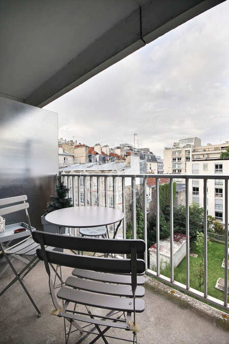 Balcon Studio meublé - 17m²  - Bastille - Paris