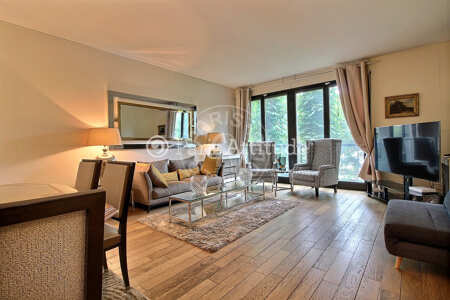 Salon Appartement meublé - 120m²  - 2 chambres - Avenue Foch - Paris