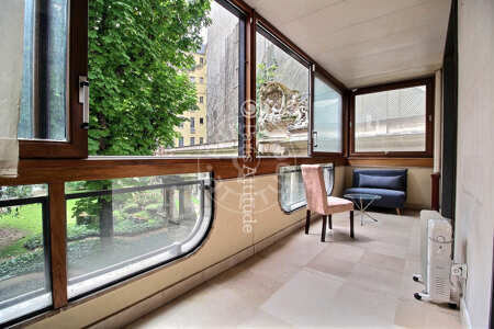 Jardin Appartement meublé - 120m²  - 2 chambres - Avenue Foch - Paris
