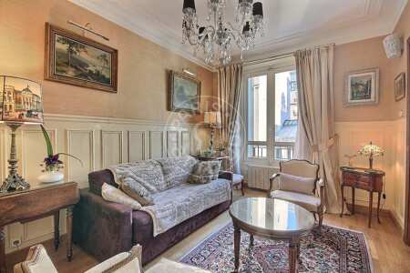 Salon Duplex meublé - 61m²  - 1 chambre - Trocadéro - Paris