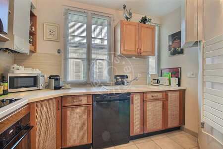 Cuisine Duplex meublé - 61m²  - 1 chambre - Trocadéro - Paris