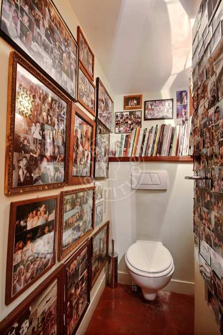 Toilet Furnished loft - 150m²  - 3 bedrooms - Belleville - Paris