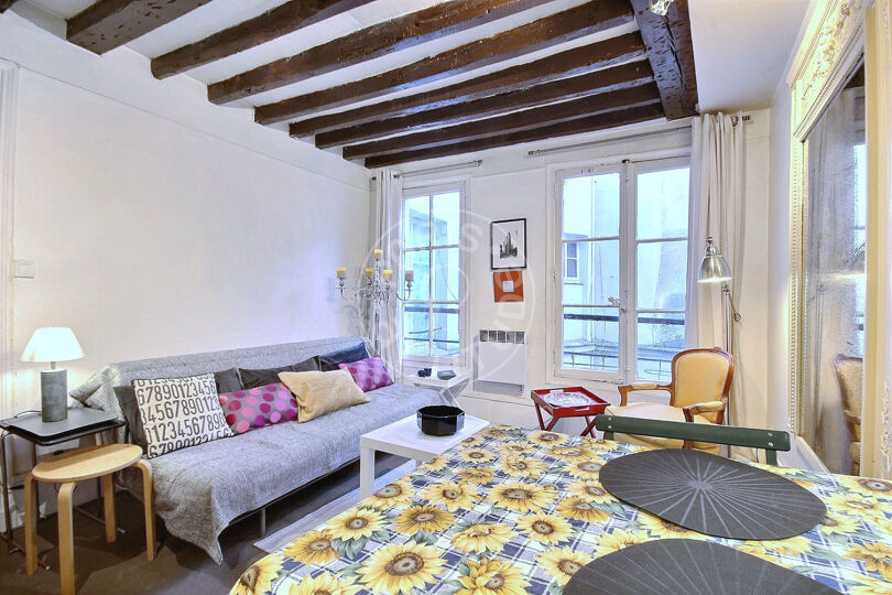 1 dormitorio amueblado - París 75001 - 1957