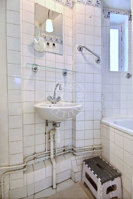 Baño Piso amueblado - 30m²  - 1 dormitorio - Châtelet - París