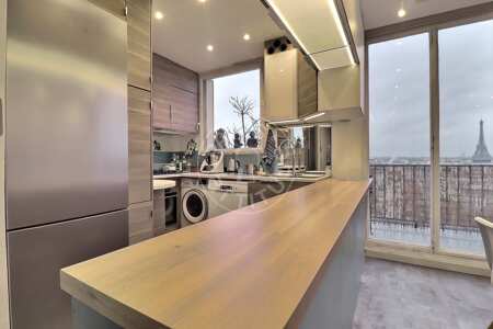 Küche Möblierte wohnung - 57m²  - 1 Zimmer - Pasteur - Paris