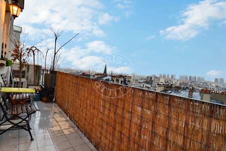 Balkon Möblierte wohnung - 57m²  - 1 Zimmer - Pasteur - Paris