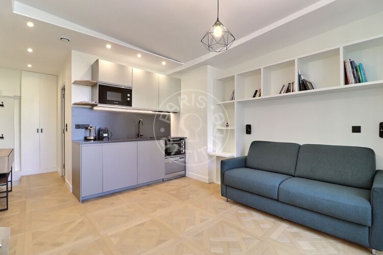 Living room - Furnished 1 bedroom - Paris 75005 - 20117