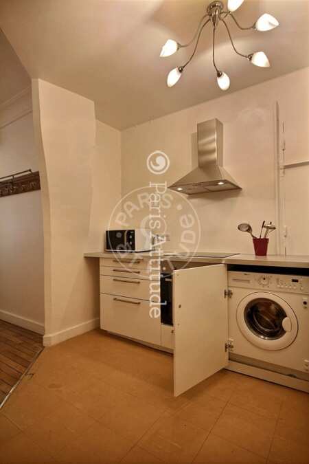 Cuisine Appartement meublé - 85m²  - 2 chambres - Ecole Militaire / Unesco / Duroc - Paris
