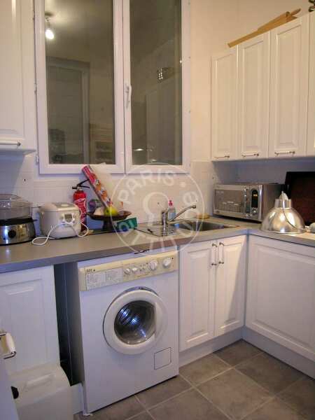Kitchen Furnished apartment - 110m²  - 2 bedrooms - Montorgueil - Paris