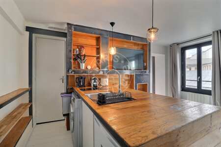 Kitchen Furnished apartment - 28m²  - 1 bedroom - Bastille - Paris