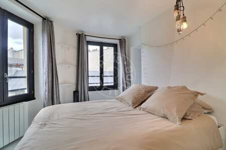 Bedroom Furnished apartment - 28m²  - 1 bedroom - Bastille - Paris