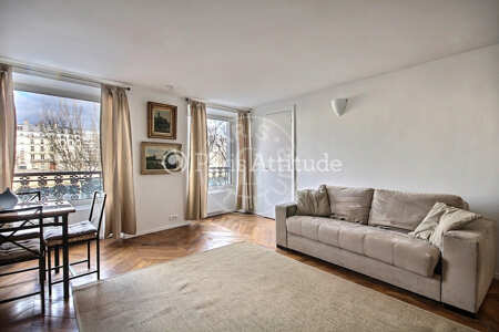 Sala Apartamento mobilado - 80m²  - 2 quartos - Latin / Saint-Michel - Paris