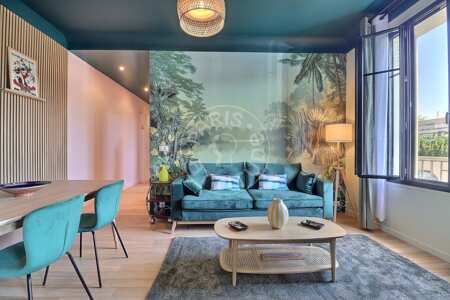 Sala Apartamento mobilado - 50m²  - 1 quarto - Boulogne-Billancourt