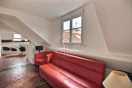 Sala Apartamento mobilado - 50m²  - 1 quarto - Saint-Paul - Paris