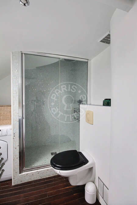 Casa de banho Apartamento mobilado - 50m²  - 1 quarto - Saint-Paul - Paris