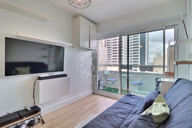 Living room - Furnished studio - Paris 75015 - 20556