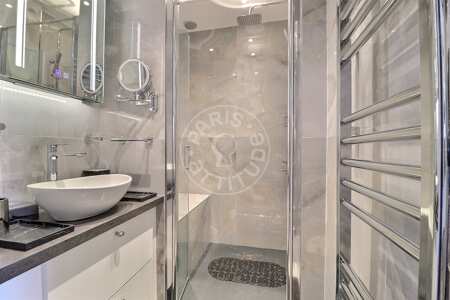 Baño Piso amueblado - 40m² - 1 dormitorio - Auteuil - París