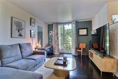 Sala Apartamento mobilado - 55m² - 1 quarto - Porte Maillot / Palais des Congrès - Paris