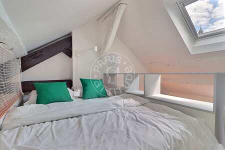 Dormitorio Estudio con alcoba amueblado - 22m²  - Port Royal / Raspail - París