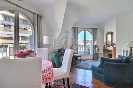 Salón Piso amueblado - 70m²  - 2 dormitorios - Motte-Piquet Grenelle - París
