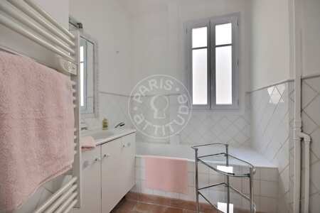 Baño Piso amueblado - 70m²  - 2 dormitorios - Motte-Piquet Grenelle - París