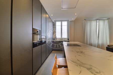 Cozinha Apartamento mobilado - 227m²  - 4 quartos - Tour Eiffel - Paris