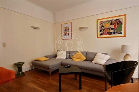 Sala Apartamento mobilado - 35m²  - 1 quarto - Bourse - Paris