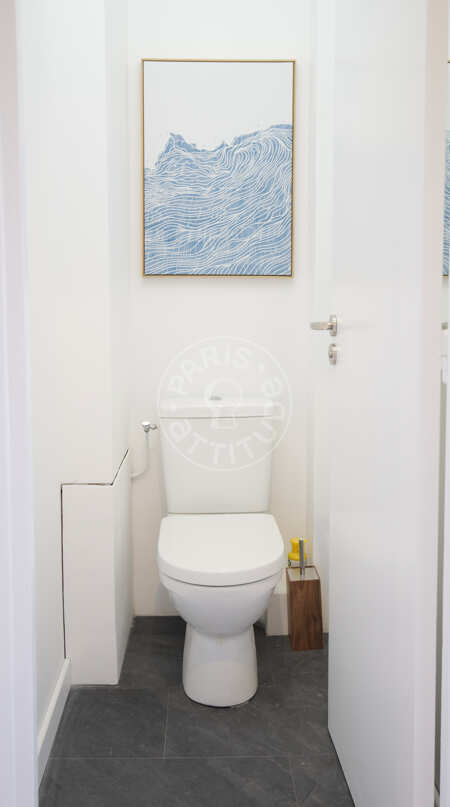 WC Apartamento mobilado - 83m² - 3 quartos - Porte de Saint-Cloud - Paris