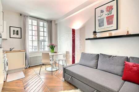 Sala Quitinete mobilado - 23m²  - Pereire - Paris