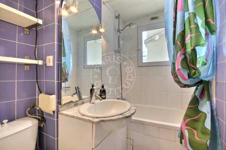Casa de banho Quitinete mobilado - 30m²  - Bastille - Paris