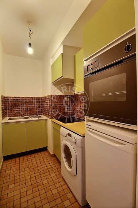 Cuisine Studio meublé - 30m²  - Neuilly-sur-Seine - Paris