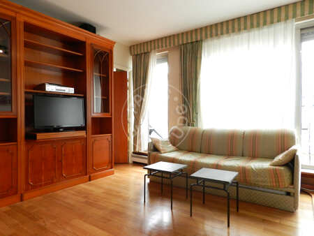 Living room Furnished apartment - 60m²  - 2 bedrooms - Arc de Triomphe - Paris
