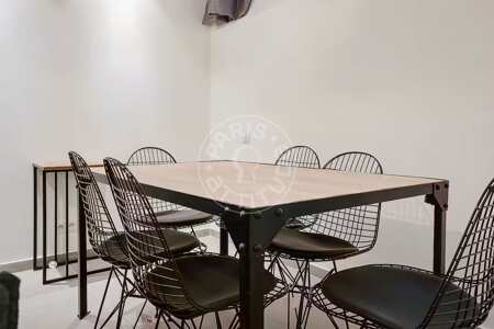 Kitchen Furnished souplex - 130m² - 3 bedrooms - Tour Eiffel - Paris