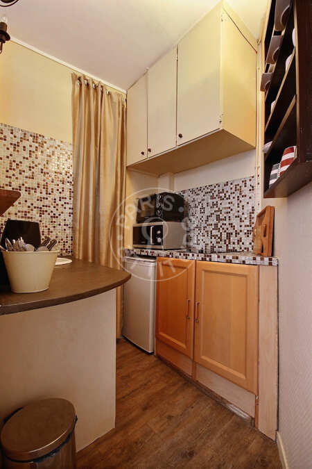 Cocina Estudio amueblado - 20m²  - Moulin Rouge / Pigalle - París