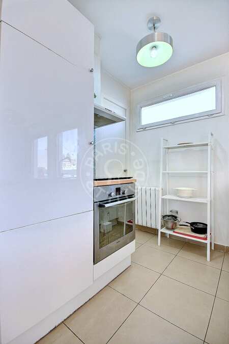 Cocina Piso amueblado - 46m²  - 1 dormitorio - Place Monge - París