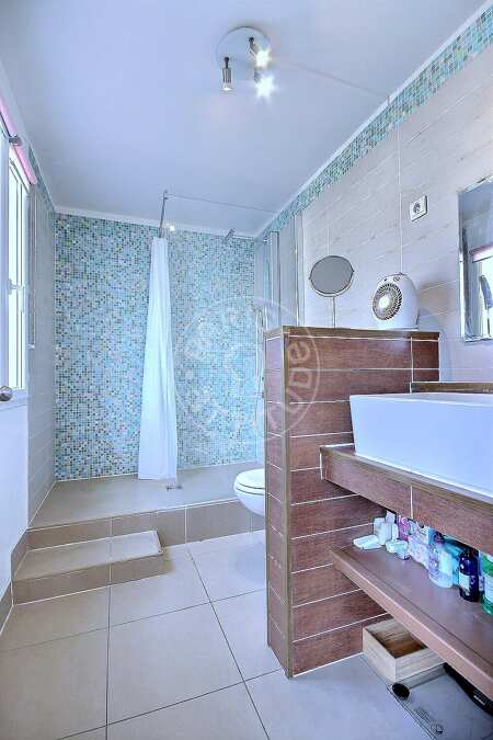 Baño Piso amueblado - 46m²  - 1 dormitorio - Place Monge - París