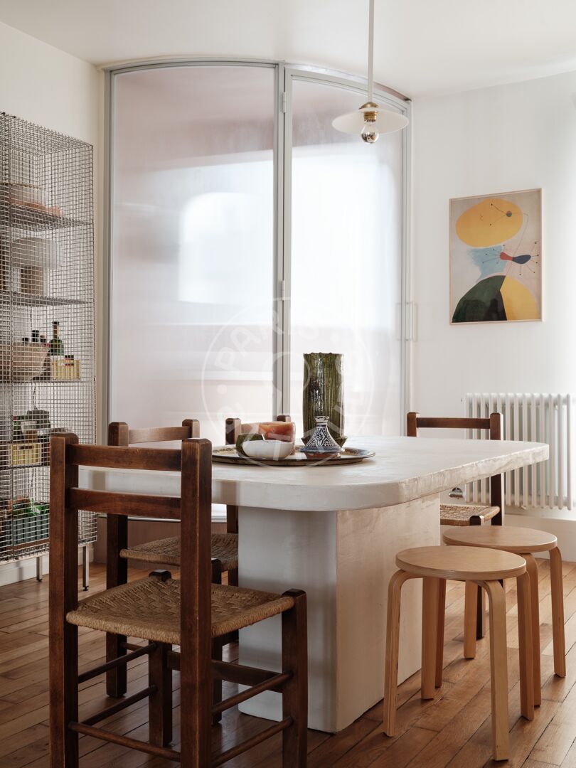 Estudio con alcoba amueblado - París 75018 - 22032