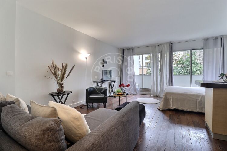 Salon - Studio alcove meublé - Paris 75016 - 2208