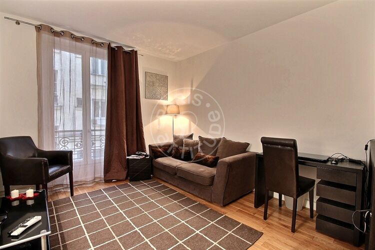 Salon - 1 chambre meublé - Paris 75016 - 2280