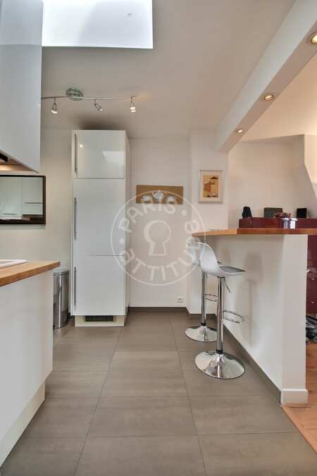Cozinha Apartamento mobilado - 60m²  - 1 quarto - Bastille - Paris
