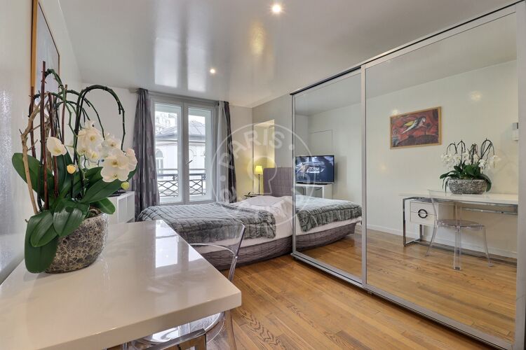 Salon - Studio meublé - Paris 75008 - 2439