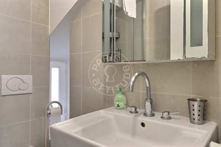 Baño Estudio amueblado - 27m²  - Champs-Elysées - París
