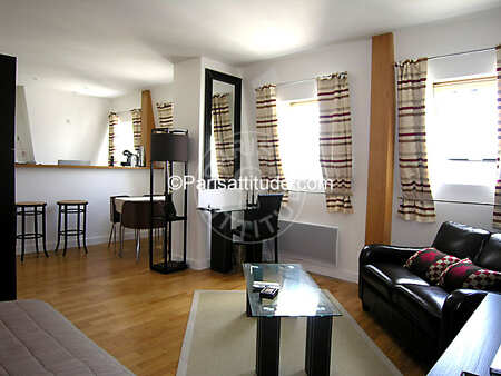 Salotto Mansardato arredato - 35m² - Arc de Triomphe - Parigi