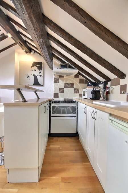 Cucina Monolocale arredato - 18m²  - Musée Picasso - Parigi